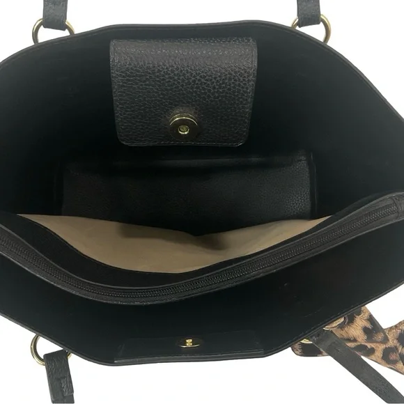 Nanette Lepore Myles Scarf Black Shoulder Bag Brand New - Picture 5 of 11